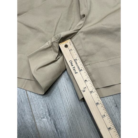 Everlane Womens Khaki Elastic Waist High Rise The Easy Chino Shorts Size X-Small - Picture 8 of 9